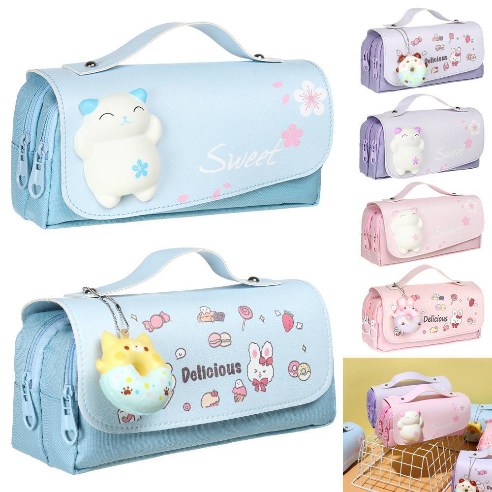Túi Đựng Bút Hình Mèo SUYO Dễ Thương