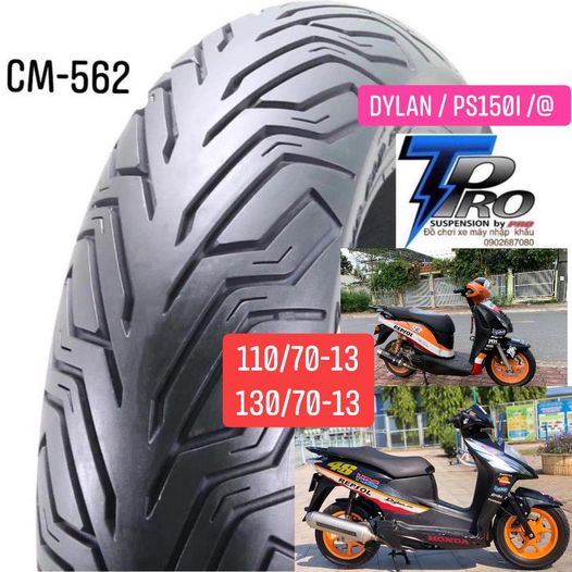 VỎ LỐP CM_562 DYLAN / PS150 i / @ 150 _cameltire_fass CHEETAH CMI