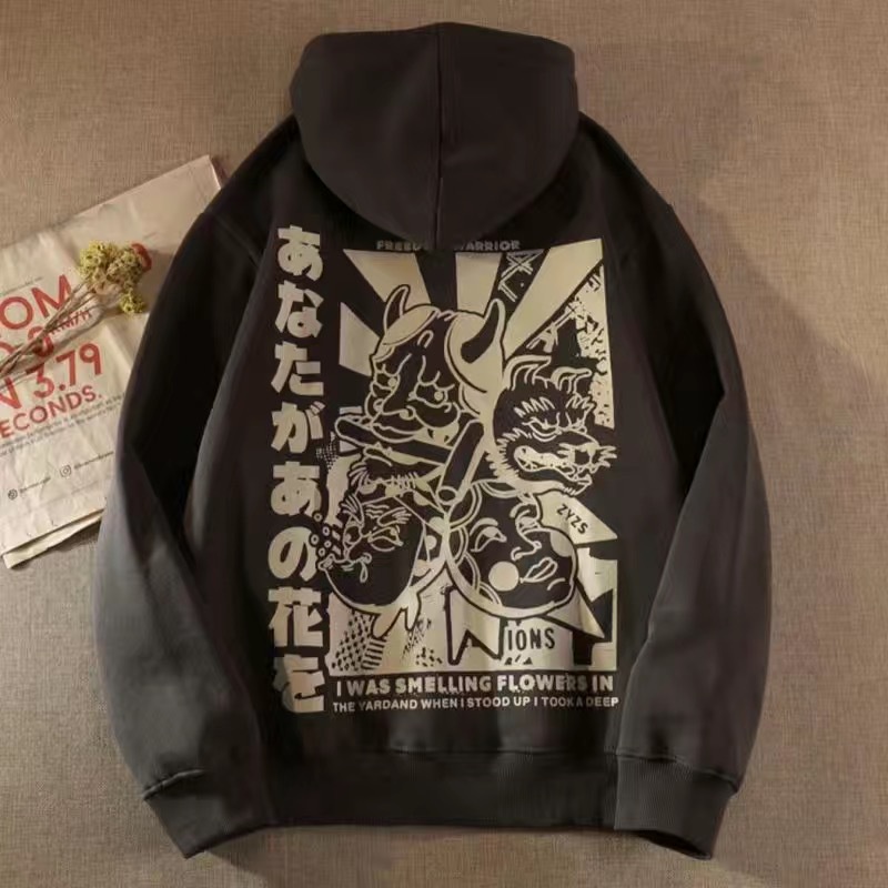 ÁO HOODIE FORM RỘNG ÁO NAM NỮ ĐẸP 2022 IN HÌNH CHỮ TIẾNG NHẬT ĐỘC LẠ