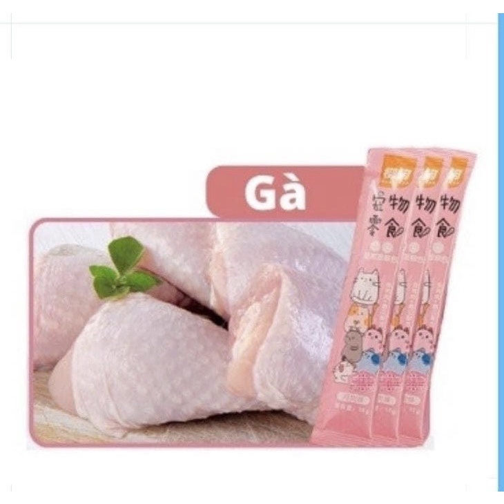 Combo 100 thanh súp thưởng cho mèo, soup thưởng dinh dưỡng cho mèo, sup thưởng shizuka thanh 15gr