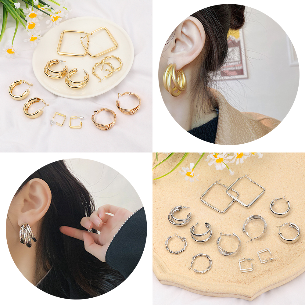 Khuyên Tai Nữ Trang Tạo Hình Độc Đáo