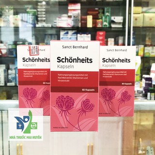 Tinh dầu hoa anh thảo CHÍNH HÃNG 👍 Schonheits Kapseln Sanct Bernhard Đức ❤️ giúp điều hòa nội tiết tố đẹp da khỏe tóc