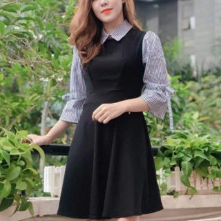 Váy tay phối sơ mi VNXK