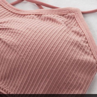 Áo Bra Dây Đan Chéo Có Đệm Nâng Ngực Chất Cotton Co Giãn Thoáng Mát Dễ Phối Đồ Siêu Hót  _ TSDL59