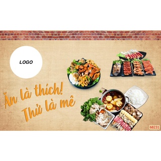 Tranh decal 3D trang trí quán lẩu nhận đặt theo yêu cầu