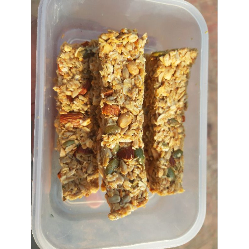 Thanh ngũ cốc ăn kiêng Granola Bar giảm cân giòn rụm 100g