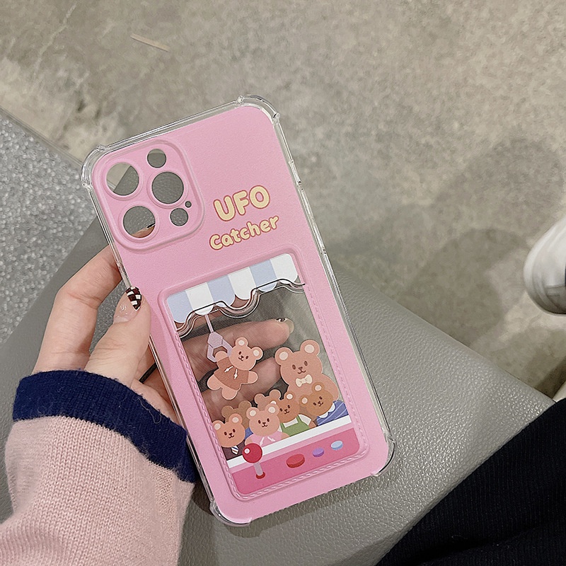 Ốp lưng IPhone  trong túi đựng thẻ ảnh UFO 6/6s/6plus/6splus/7/7plus/8/8plus/xs/11/12/13/14/Pro/Plus/Promax TT9