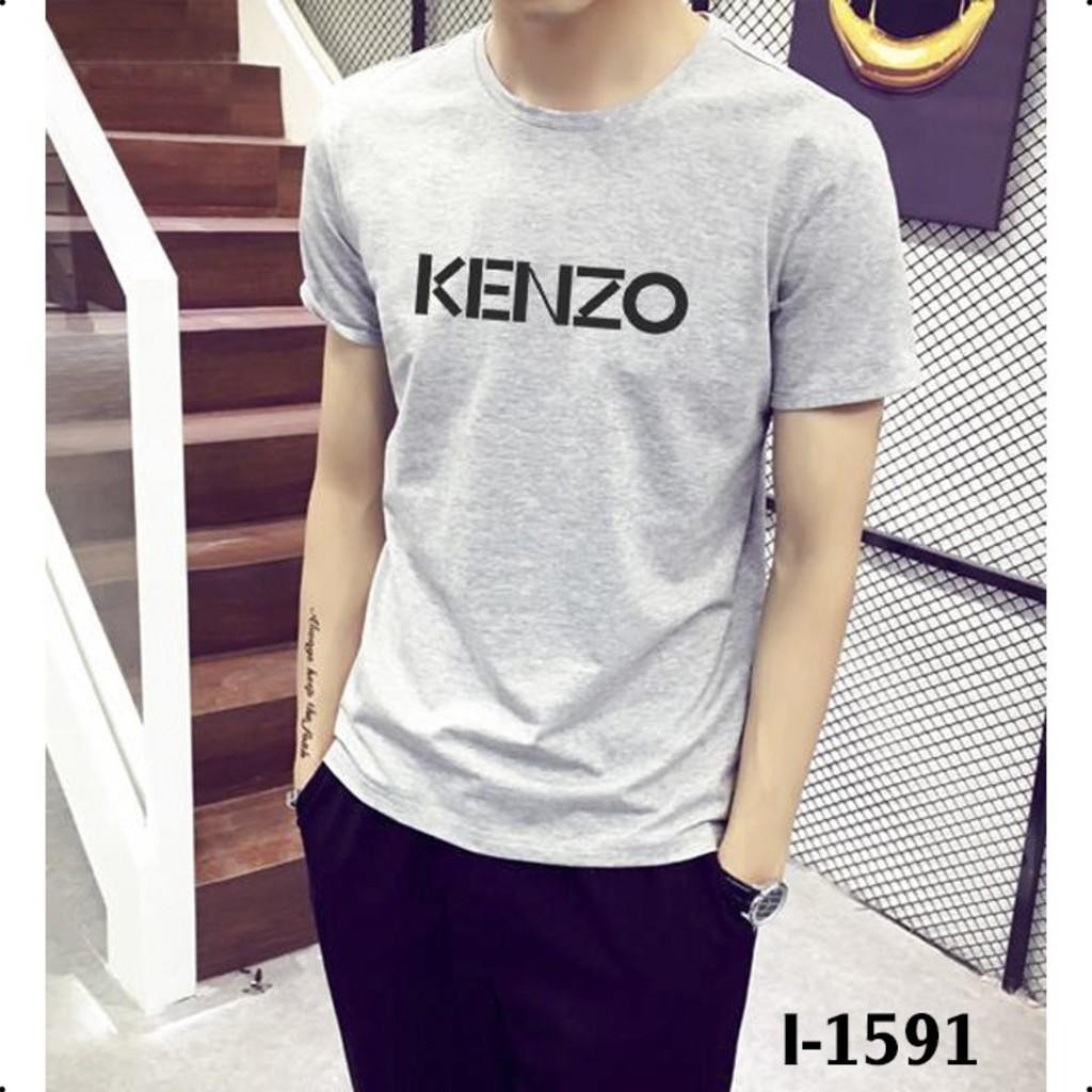 I-1591 Áo Thun Nam Tay Ngắn In Kenzo - Áo Phông Thun Cotton Siêu Đẹp - Mẫu Áo Phông Bán Chạy - Hàng VNXK