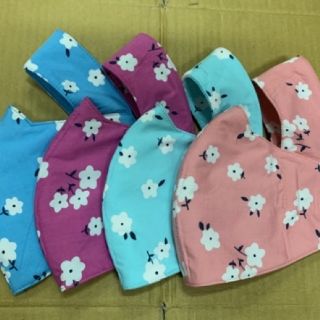 Khẩu trang nữ 3 lớp che trán