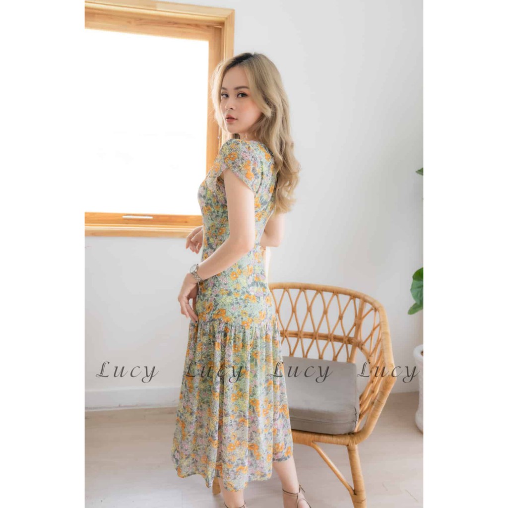 Đầm Rufina 1079 Váy Lucy voan hoa giá tốt | BigBuy360 - bigbuy360.vn