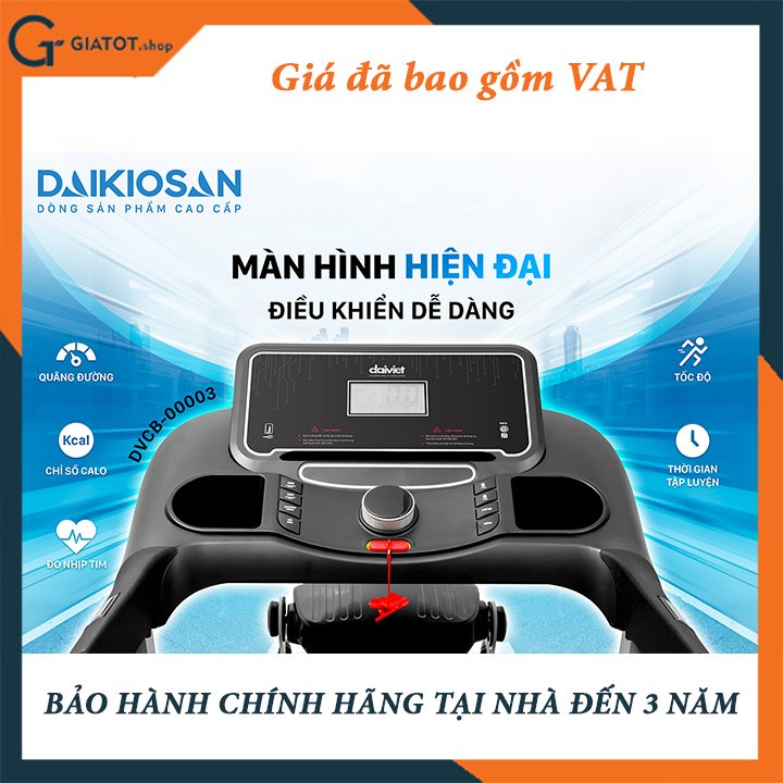 Máy chạy bộ đa năng chính hãng Daikiosan DVCB-00003