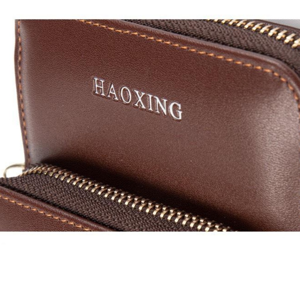 Túi Nam Mini Chất Da Đẹp Đeo Chéo Có Hai Ngăn Kéo Khóa Riêng Biệt -Túi Xách Nam Mini | BigBuy360 - bigbuy360.vn