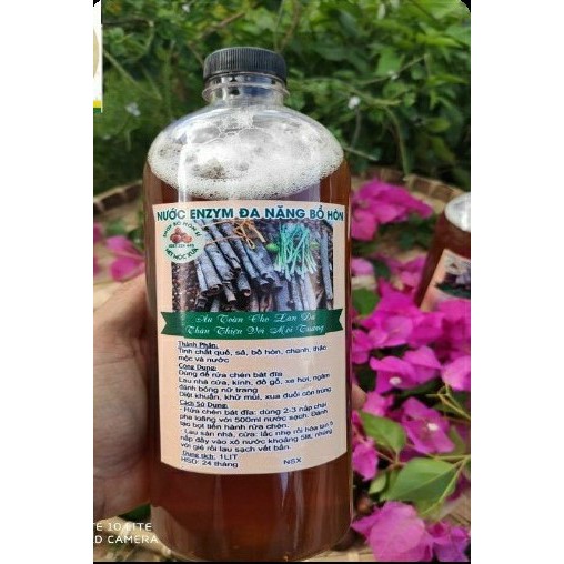 Nước rửa đa năng Enzyme bồ hòn rửa bát chén, lau sàn, giặt quần áo