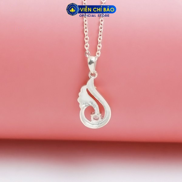 Dây chuyền bạc nữ thiên nga chất liệu bạc 925 thời trang phụ kiện trang sức nữ Viễn Chí Bảo D400799