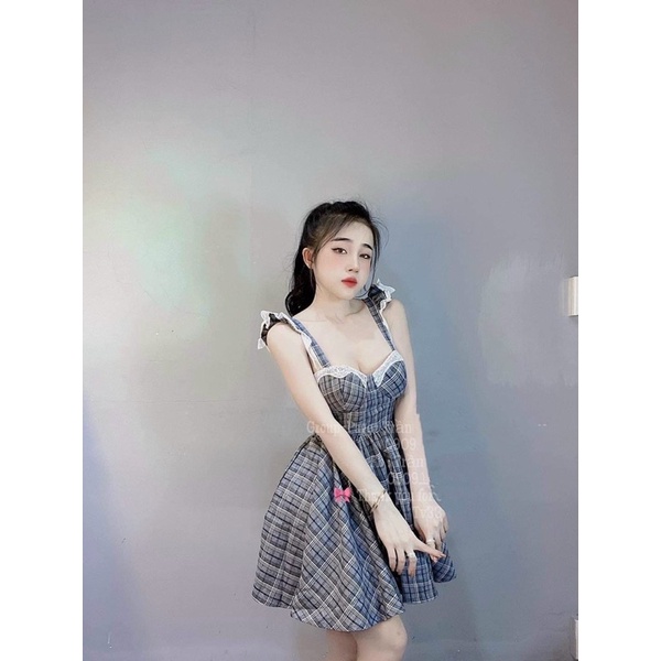 Đầm 2 dây cánh tiên bigsize 50-90kg