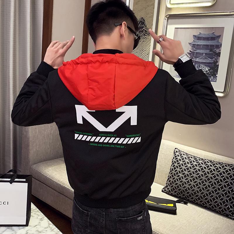 Áo khoác vải nỉ nam có mũ màu đen | BigBuy360 - bigbuy360.vn