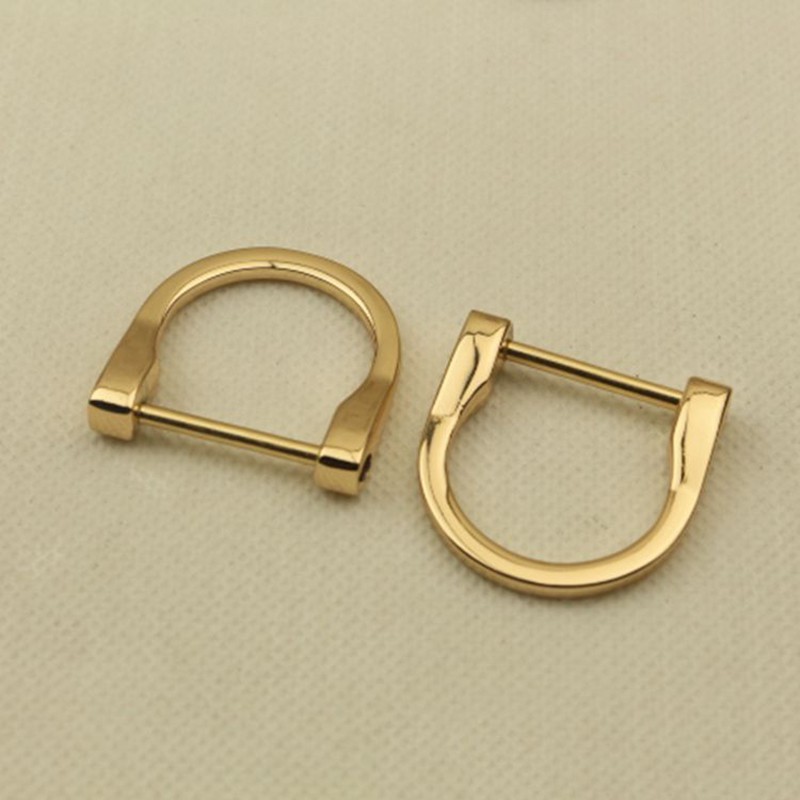 Khóa Túi Chữ D Bằng Kim Loại DIY Tiện Dụng