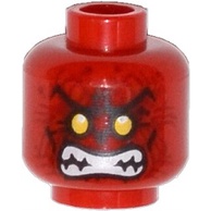 Phụ kiện Iego 6 : Đầu màu, gương mặt 1 sắc hoặc 2 sắc - Minifigure, Head