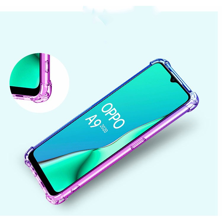 Ốp lưng Oppo A5 2020 / A9 2020 / Oppo A57 4G / Opo A76 dẻo đa sắc lồi 4 góc thời trang cao cấp