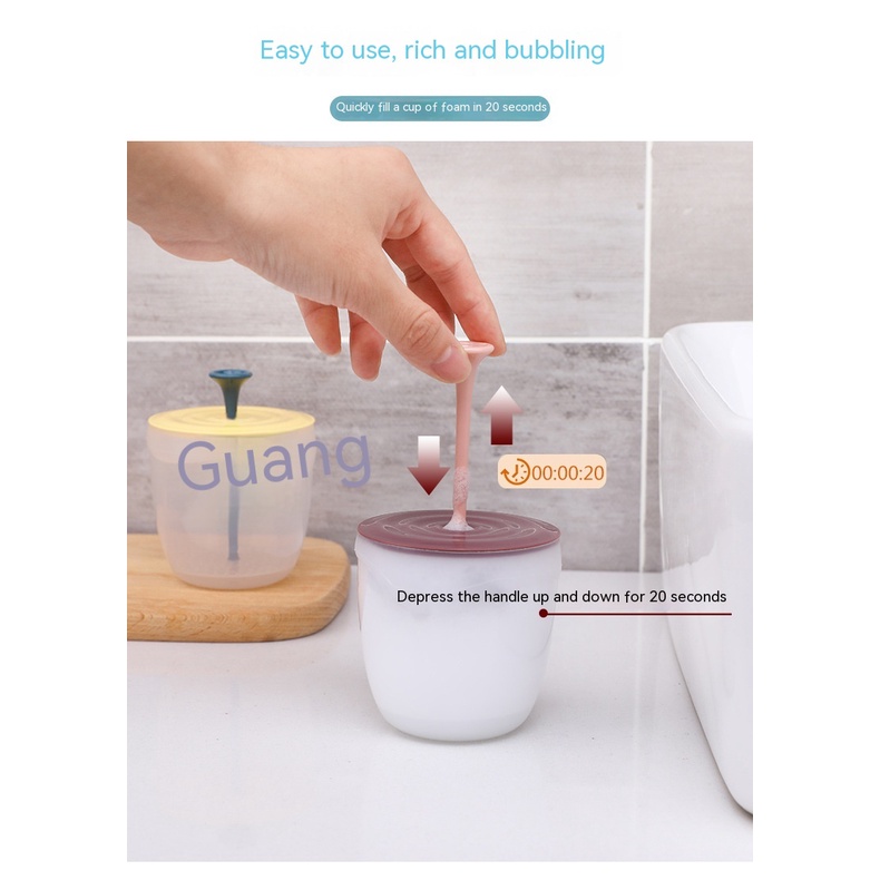 Cốc Tạo Bọt Sữa Rửa Mặt Bằng Nhựa Dày Dặn Sáng Tạo