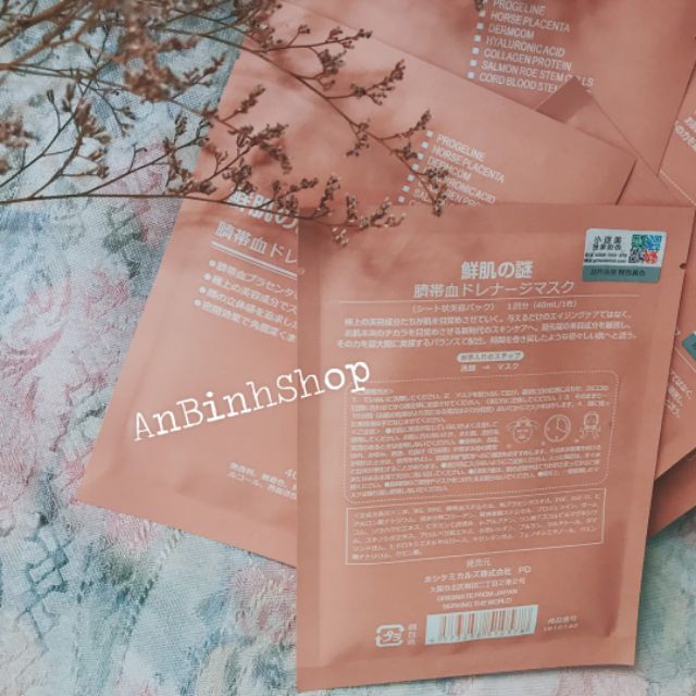 |MUA 10 TẶNG 1| Mặt Nạ Nhau Thai Tế Bào Gốc Rwine Beauty Stem Cell Placenta Mask | Thế Giới Skin Care