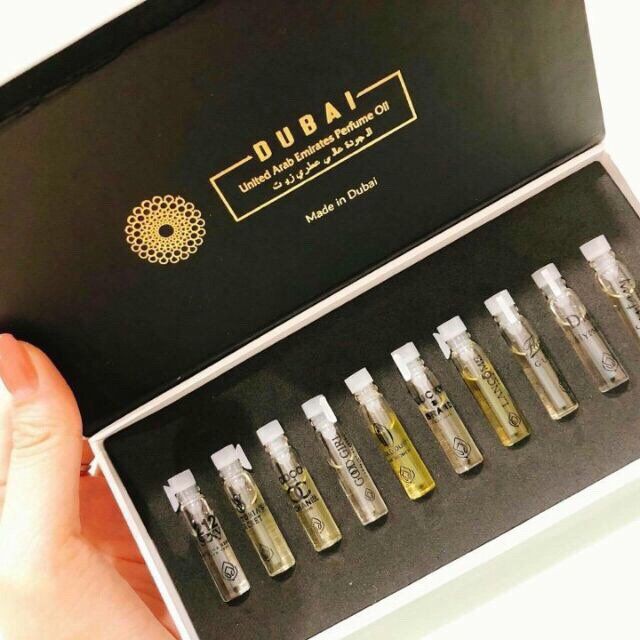 Sét 10 Tinh Dầu Nước Hoa Dubai 2ml | BigBuy360 - bigbuy360.vn