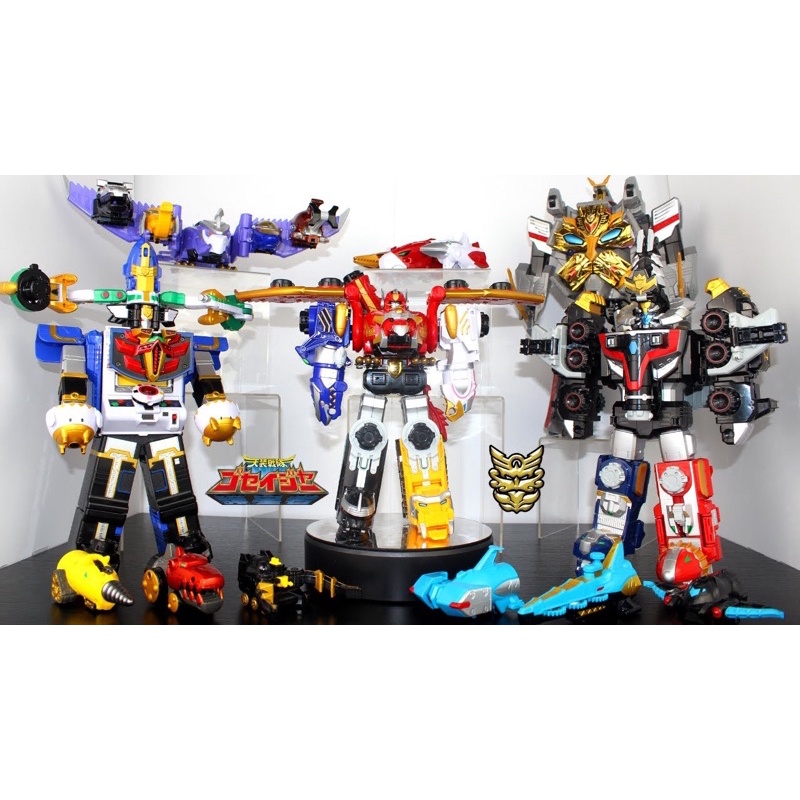 Đồ chơi siêu nhân Robo Goseiger Dx Bandai Nguyên Set