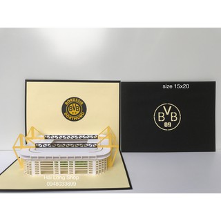 Stadium - sân bóng - thiệp 3d