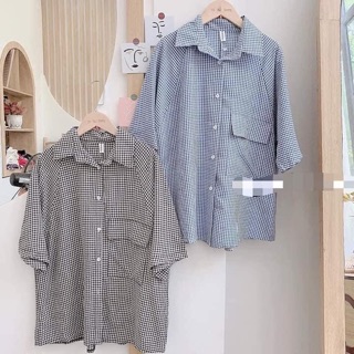 Áo Sơ Mi Phong Cách Hàn Quốc( ảnh thật)