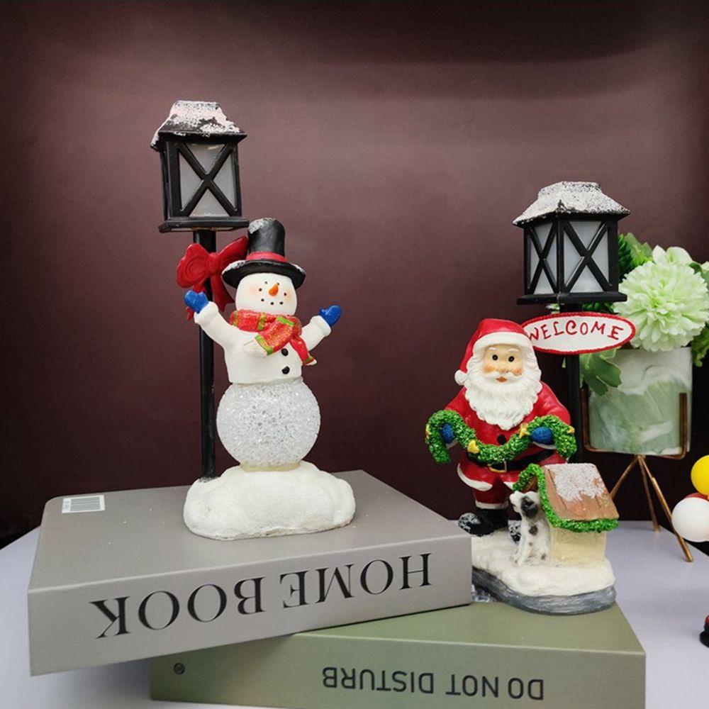 Búp Bê Có Đèn LED Phát Sáng Hình Ngôi Nhà Tuyết Giáng Sinh Trang Trí Phòng Khách / Phòng Ngủ