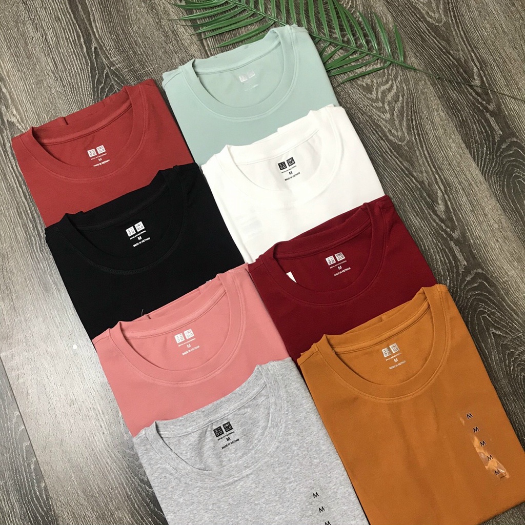 Áo thun trơn nữ cổ tròn cộc tay dáng ôm Homieyl cao cấp, áo phông nữ cotton basic đẹp 8 màu đen trắng đỏ xanh hồng ghi | BigBuy360 - bigbuy360.vn