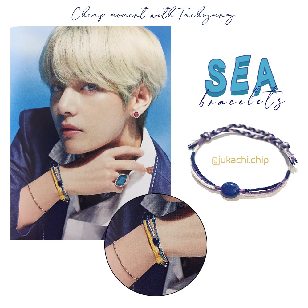 Vòng tay handmade cheap moment with Taehyung  - Sea bracelets | Taehyung bracelets