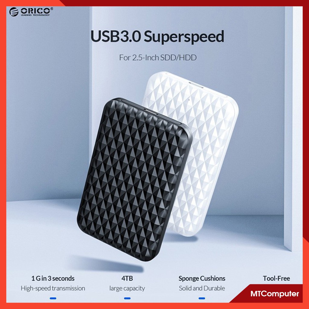 Box ổ cứng 3.0 Orico 2520U3 SSD HDD 2.5 inch - Hộp đựng ổ cứng 2.5 inch 3.0 - SATA to USB 3.0 | BigBuy360 - bigbuy360.vn