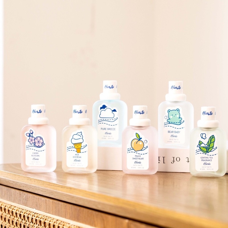 Nước Hoa Hanlu Xịt Thơm Body, Quần Áo chai 50ml , hương thơm nhẹ nhàng dễ chịu🥰