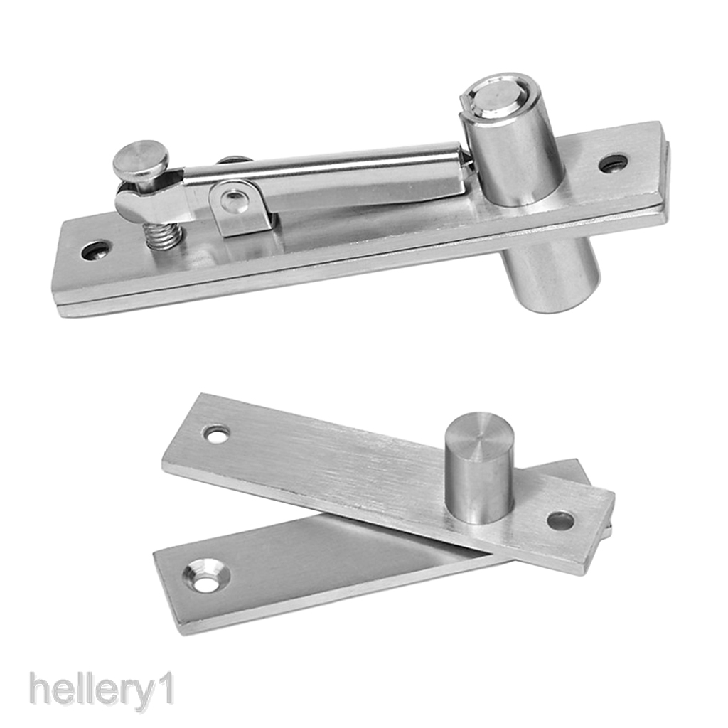 Bản Lề Cửa Gỗ Xoay 360 Độ Bằng Thép Không Gỉ Hellery1