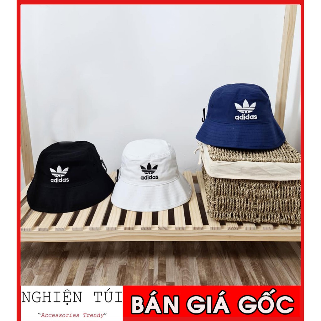 [NGHIỆN TÚI GIÁ GỐC + VIDEO THẬT] Mũ / Nón Bucket Adidas Originals Trefoil - BK7345 / XUẤT DƯ XỊN |CAM KẾT CHẤT LƯỢNG
