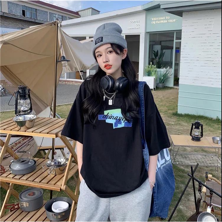 NRVP Áo Thun Nữ Cổ Tròn Ngắn Tay Thời Trang Mùa Hè Phong Cách Hàn Quốc 2022
