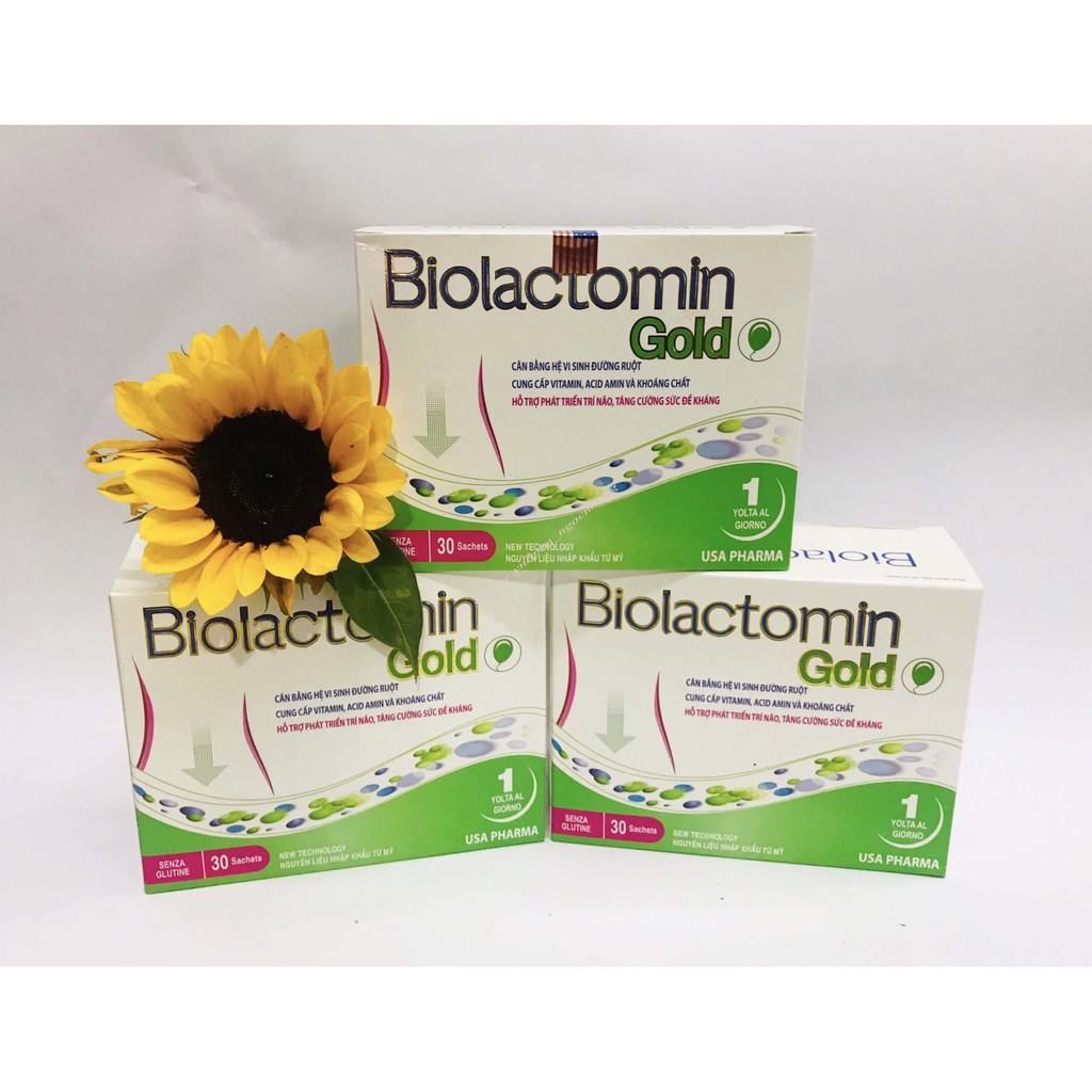 Cốm ăn ngon Biolactomin gold bổ sung lợi khuẩn,giúp bé ăn ngon, giúp e hấp thu tốt, tăng cường sức đề kháng (30 gói/hộp)