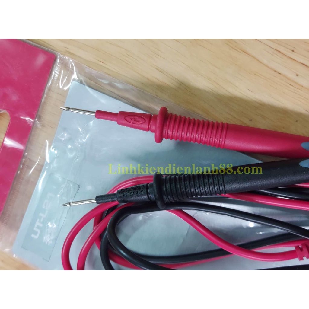 Dây que đo đồng hồ vạn năng UT-L21 mới chính hãng Uni-Trend 20A 1000v.