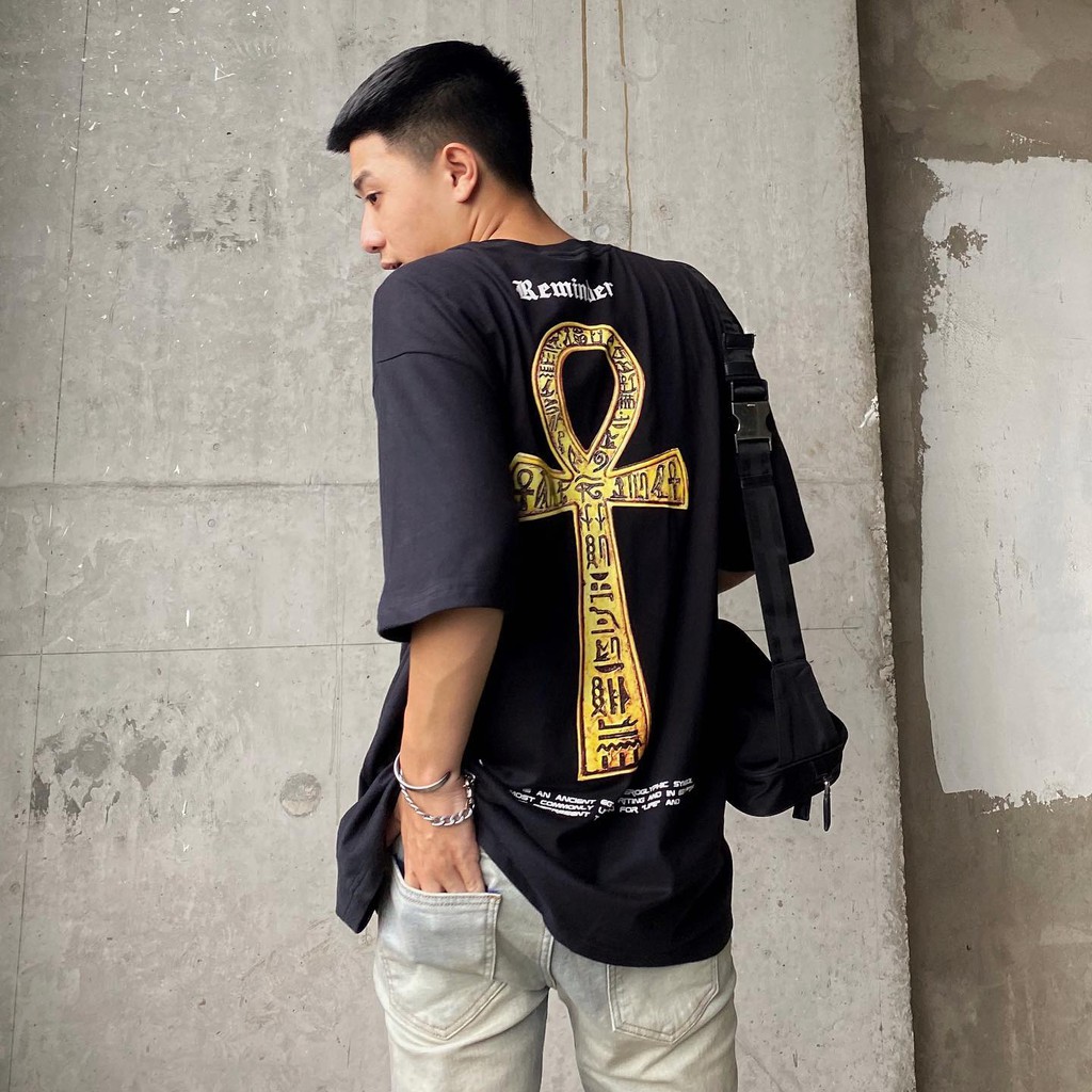 [Mã SKAMCLU7 giảm 10% Tối Đa 50K đơn 0Đ] Áo thun tay lỡ Reminder ANKH T-Shirt Nam nữ cotton Kun Shop | BigBuy360 - bigbuy360.vn