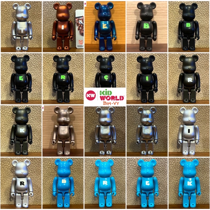 Chú gấu &quot;bụng phệ&quot; Bearbrick Basic 100%. MS: 017.