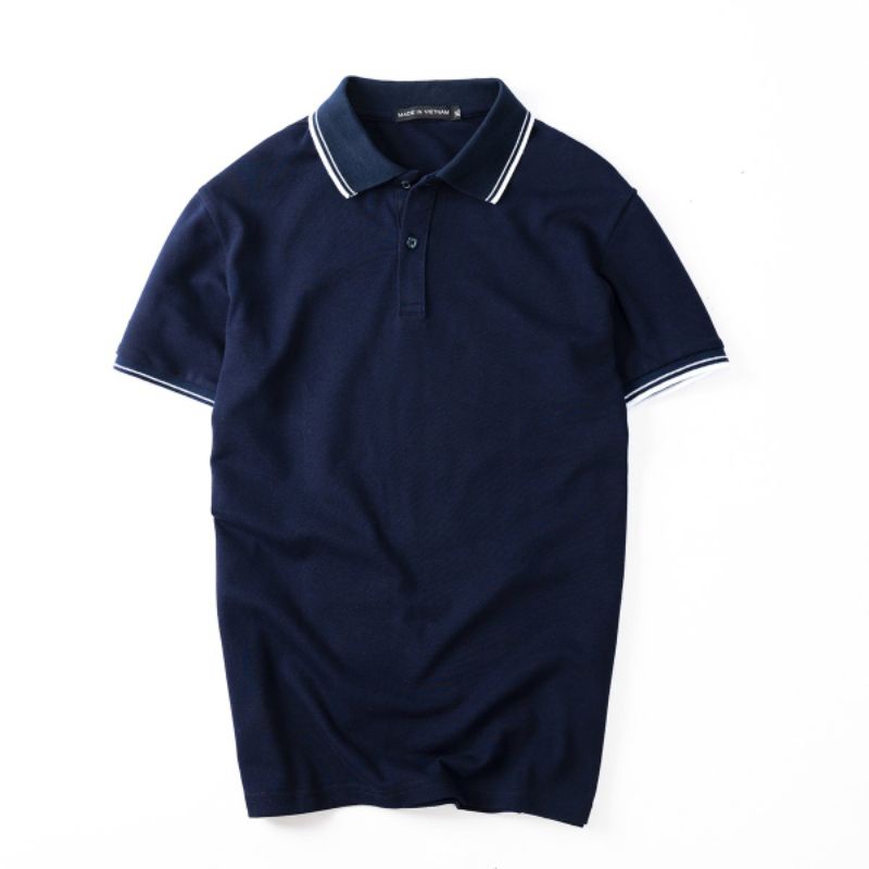 Áo Thun Nam POLO Trơn Vải Cá Sấu Cotton Cao Cấp Ngắn Tay Cực Sang Trọng Màu Sắc Thanh Lịch Chuẩn From