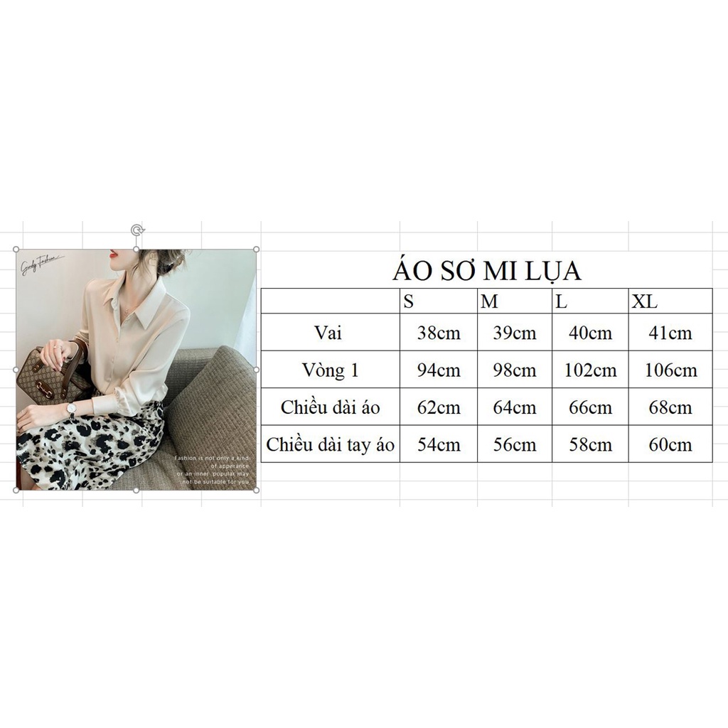 Áo sơ mi nữ GINDY vải lụa Pháp trơn bóng cổ bẻ dài tay dáng basic sang chảnh thời trang nữ công sở A030