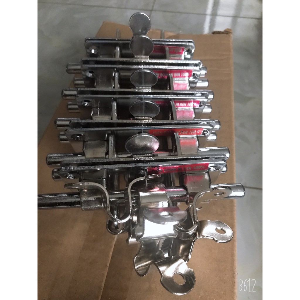 Chốt vuông cửa NIKEN chống rỉ 2 cỡ bé - to