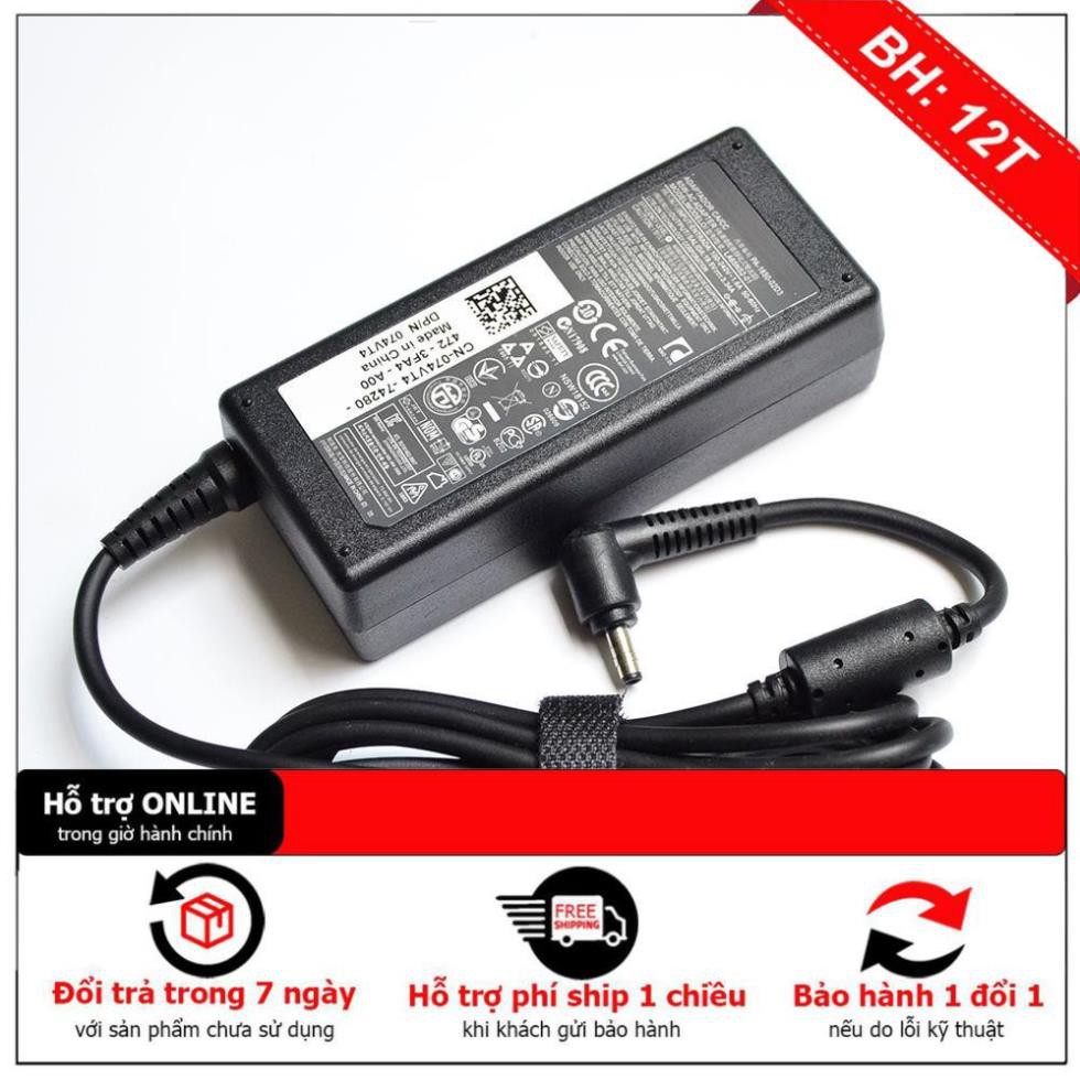 Sạc dành cho Laptop Dell Vostro 5460 5470 5480 5560 chân nhỏ 4.0mm x 1.7mm - Hàng Nhập Khẩu