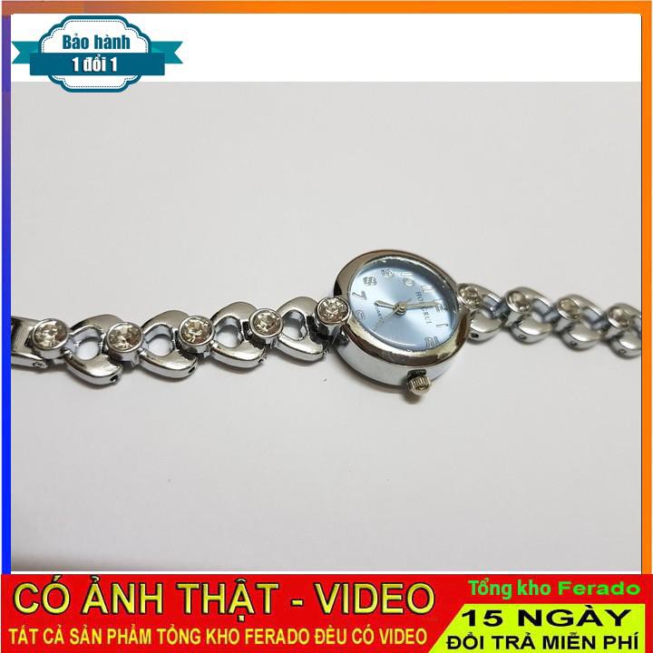 [ xả kho ] ĐỒNG HỒ NỮ THỜI TRANG HONGRUI BẠC LOẠI TỐT