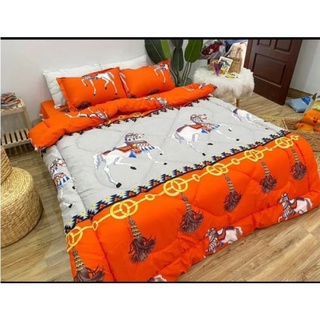 Bộ Chăn Ga 5 Món Cotton Hàn Quốc