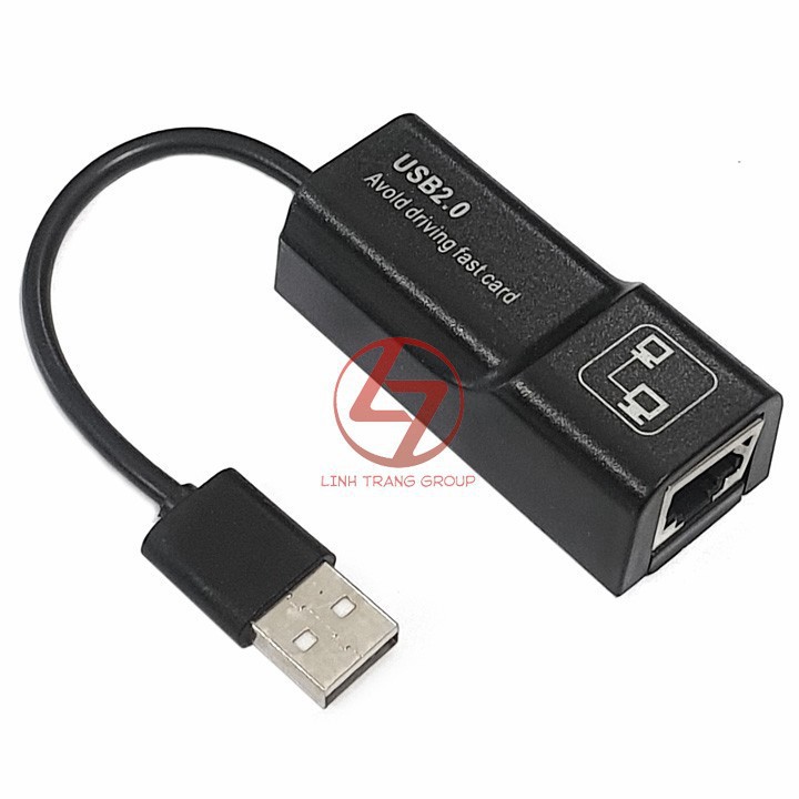 Cáp chuyển đổi USB 3.0-2.0 sang LAN (Ethernet) PK27