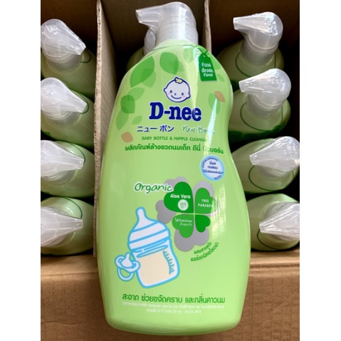 Nước Rửa Bình Sữa Dnee, Rửa Núm Vú, Trái Cây D-NEE ORGANIC Chai Vòi Dung Tích 620ml