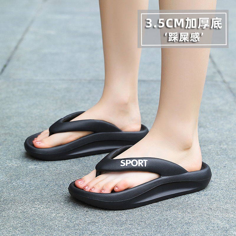 Dép tông Dép Xỏ Ngón Tăng Chiều Cao Chống Trượt Thời Trang Dành Cho Nữ
